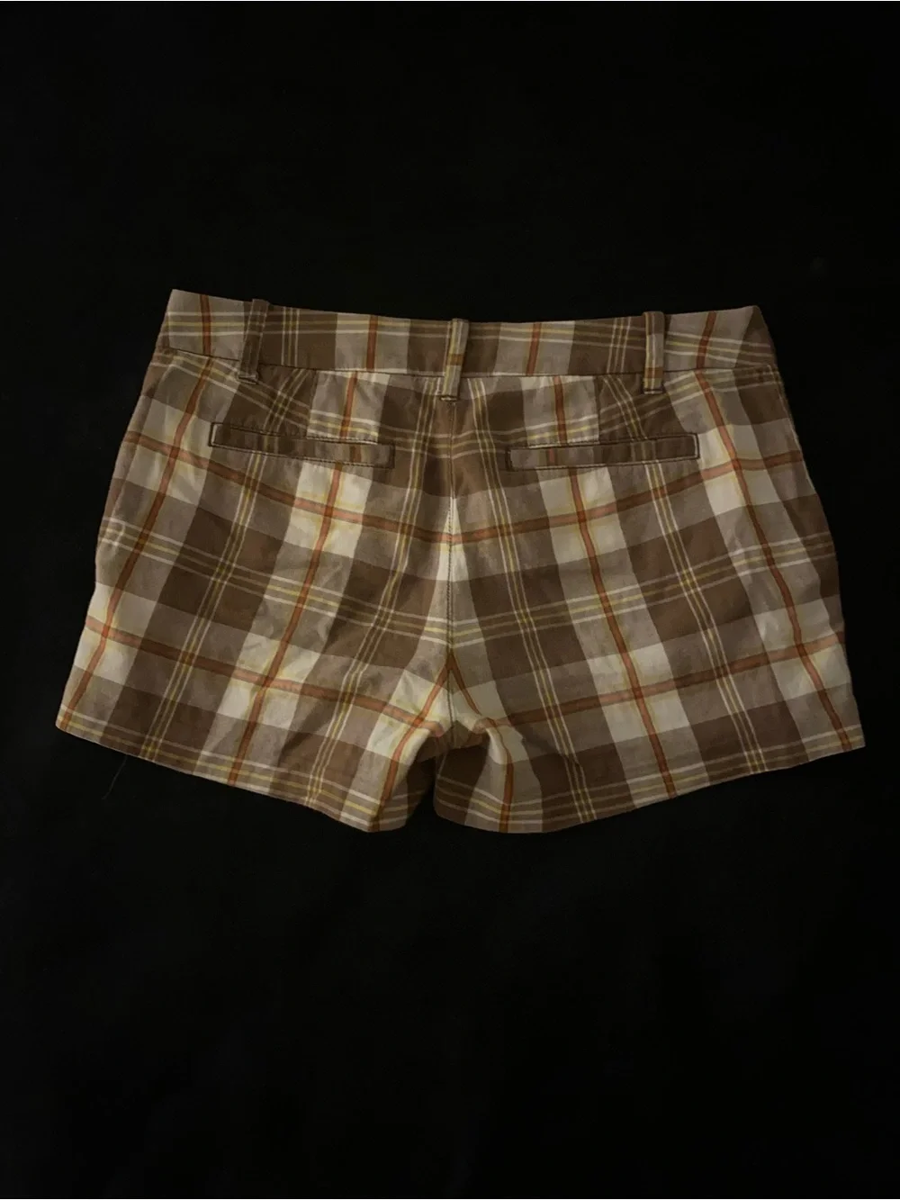 J.Crew Plaid Brown Women's Cotton Shorts